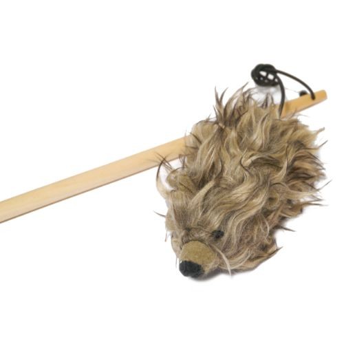 (D) Rosewood Jolly Moggy Silverline Twitchy Teaser Cat Toy