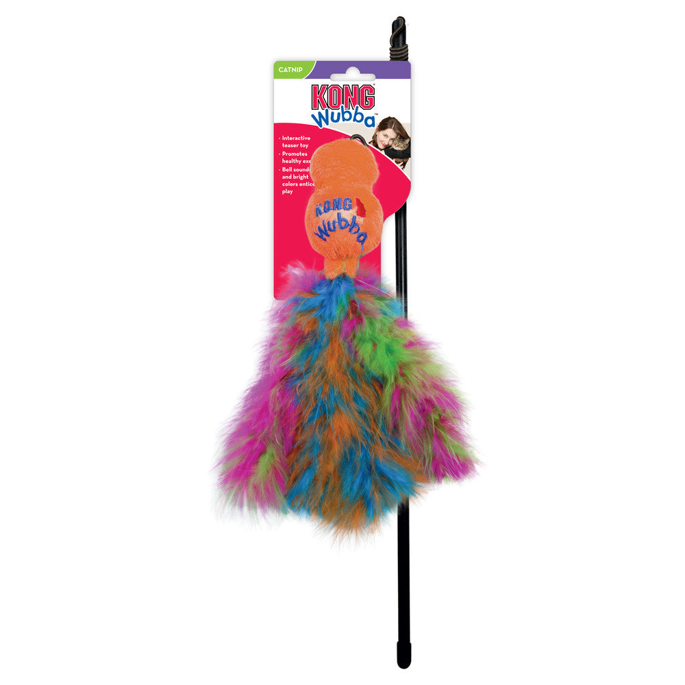KONG Wubba Boa Teaser Catnip Interactive Cat Toy