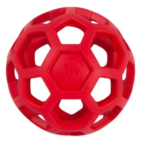 (D)JW Pet Hol-ee Roller Ball Durable Rubber Dog Toy - 3.5in/8cm