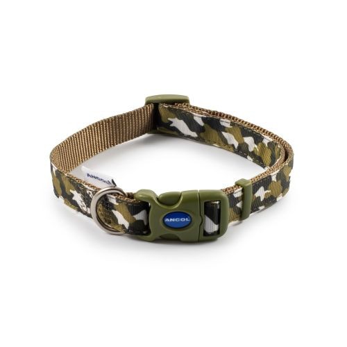 Ancol Green Combat Collar Small 20-30cm Size 1-2