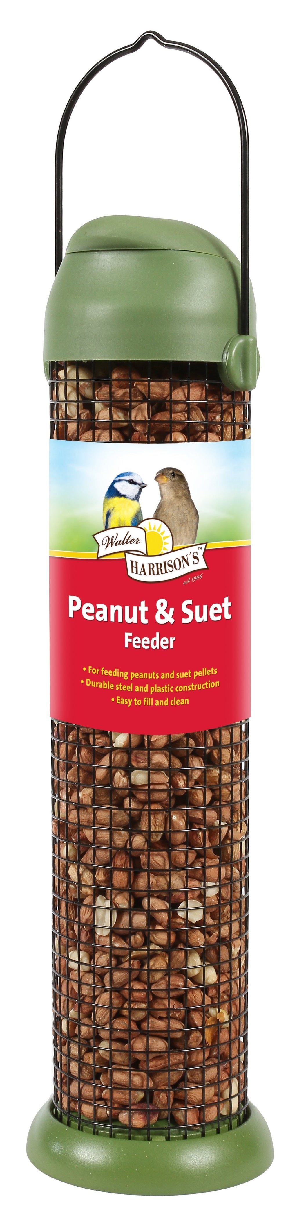Walter Harrisons Flip Top Peanut Feeder - 30cm