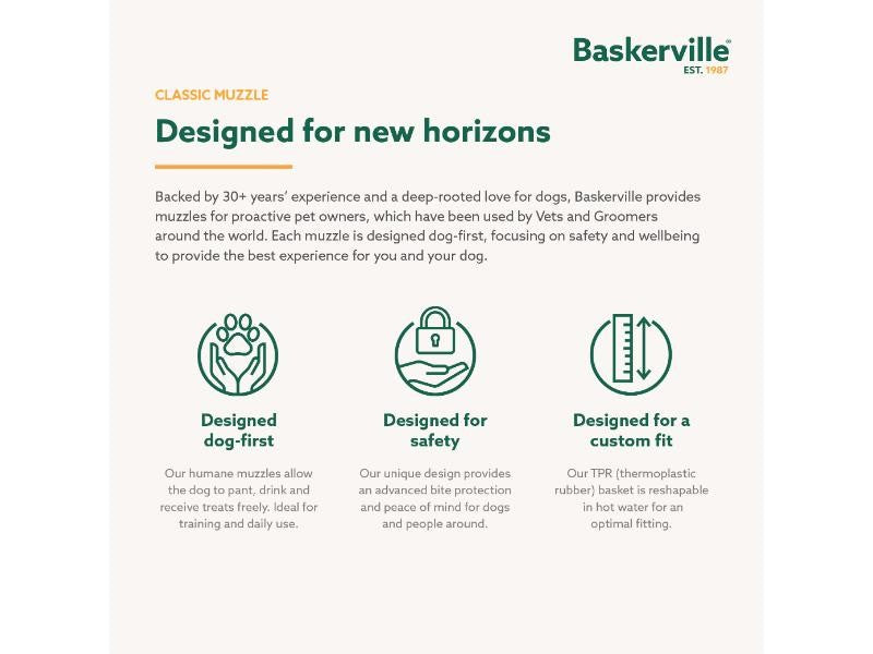 Baskerville Classic Basket Muzzle Size 10