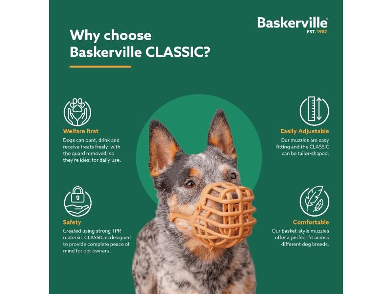 Baskerville Classic Basket Muzzle Size 8
