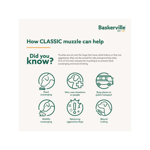 Baskerville Classic Basket Muzzle Size 6