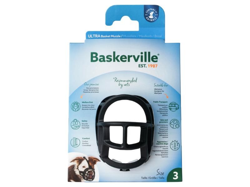Baskerville Ultra Dog Muzzle Size 3