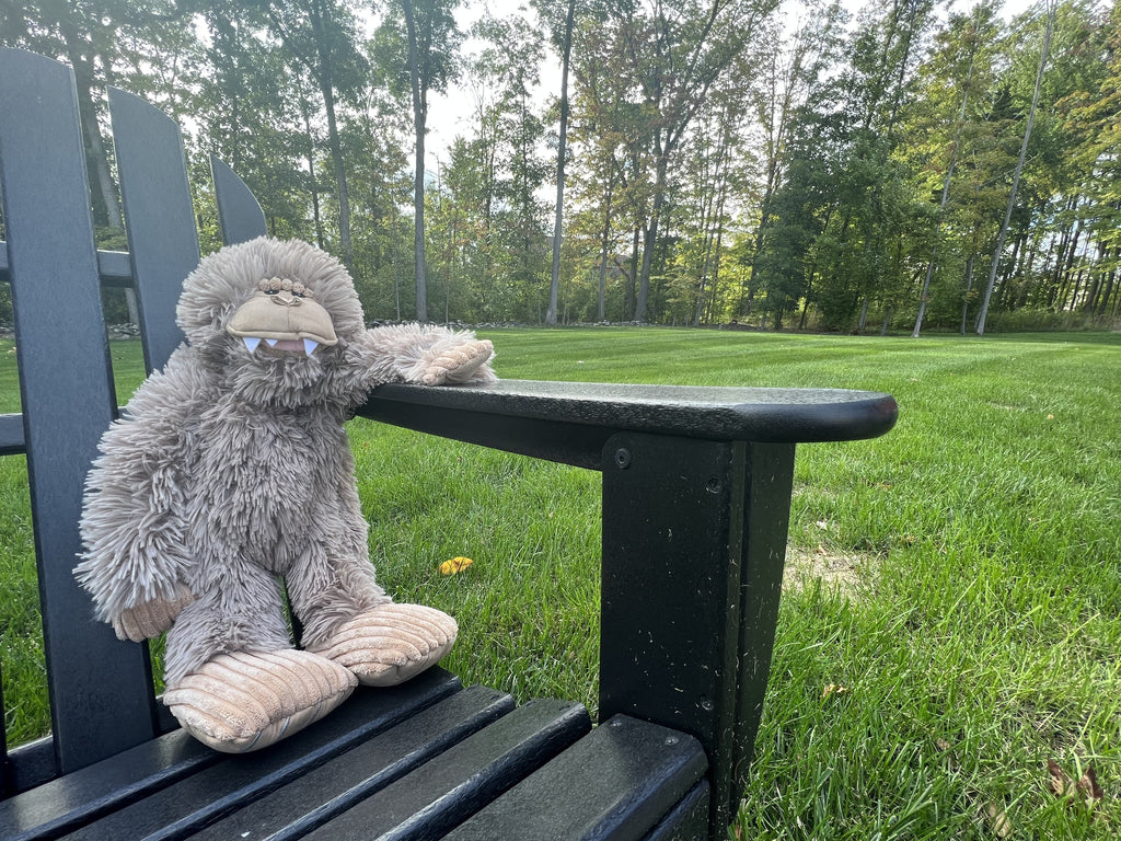 (D) Tall Tails Plush Rope Body Stuffless Bigfoot