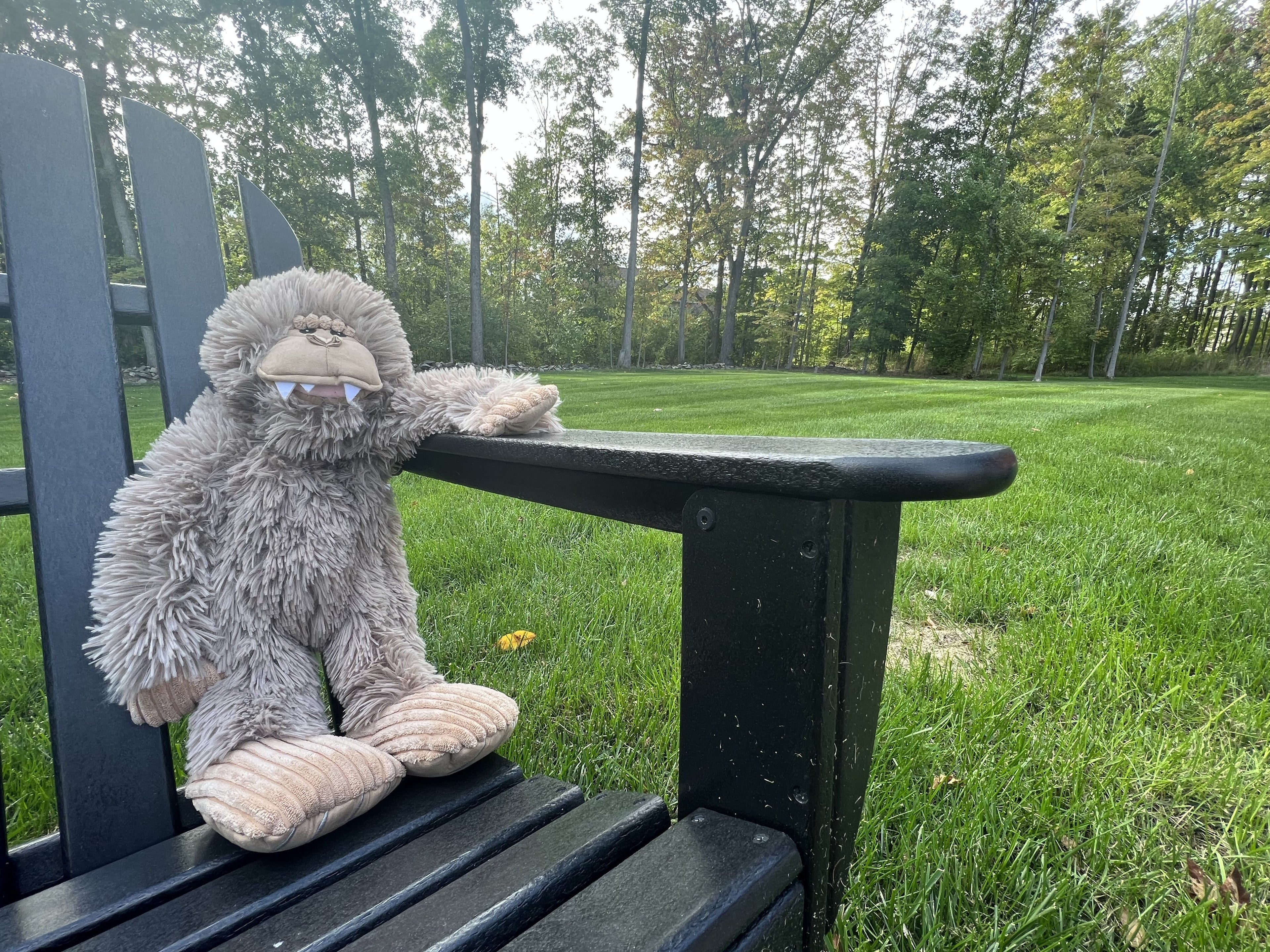 (D) Tall Tails Plush Rope Body Stuffless Bigfoot