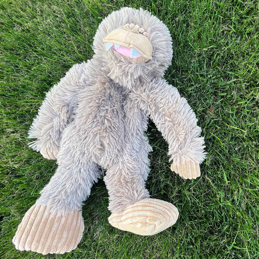 (D) Tall Tails Plush Rope Body Stuffless Bigfoot