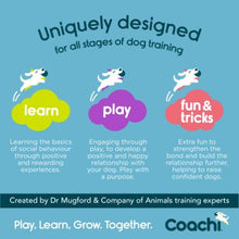Coachi Navy And Lime Dog Training Lead 5m Outdoors-The Pet Superstore