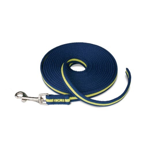 Coachi Navy And Lime Dog Training Lead 5m Outdoors-The Pet Superstore