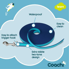 Coachi Navy Blue Waterproof Dog Training Lead 10m-The Pet Superstore