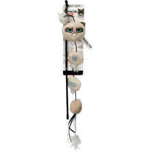 Grumpy Cat Plush Wand Crinkling Teasers Rattling Toy-The Pet Superstore
