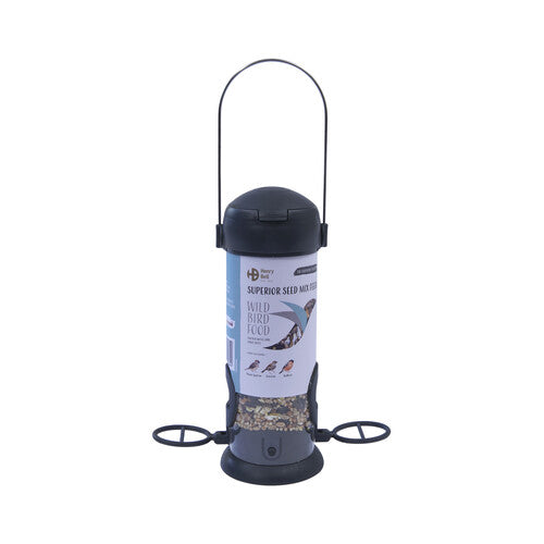 (D)Henry Bell Ready To Feed Filled Superior Seed Mix Feeder