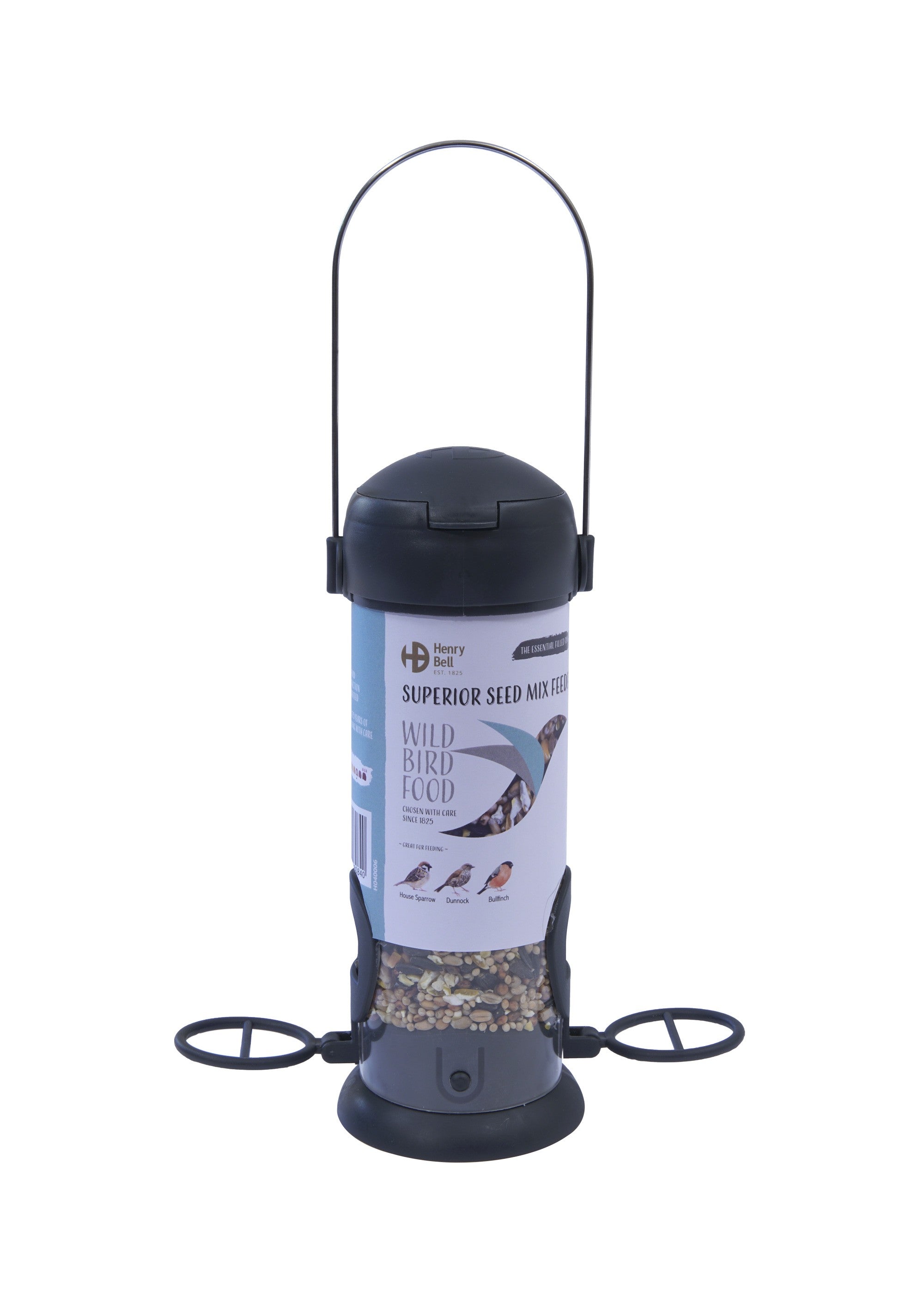 (D)Henry Bell Ready To Feed Filled Superior Seed Mix Feeder