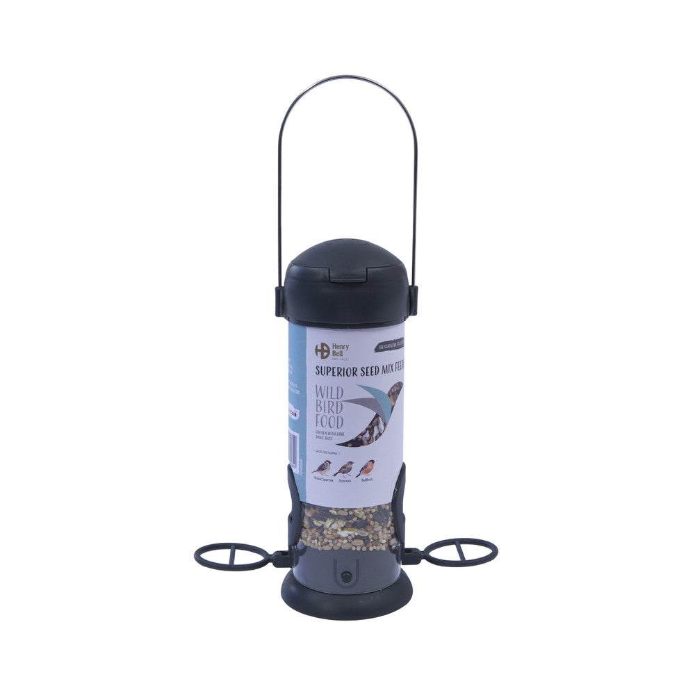 (D)Henry Bell Ready To Feed Filled Superior Seed Mix Feeder