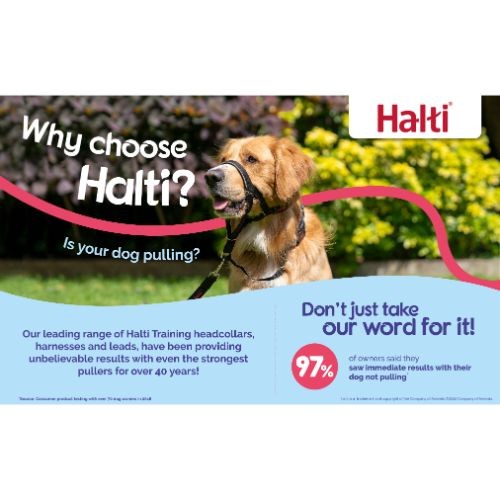 Halti Black Headcollar for Dogs Size 1