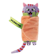 KONG Pull-A-Partz Purrito Cat Toy Two-Toy Plush Crinkle-The Pet Superstore