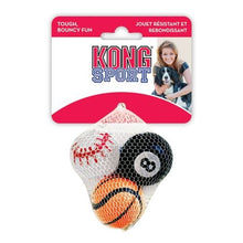 KONG Sport Balls 3 Pack Small Durable Rubber Dog Toy-The Pet Superstore