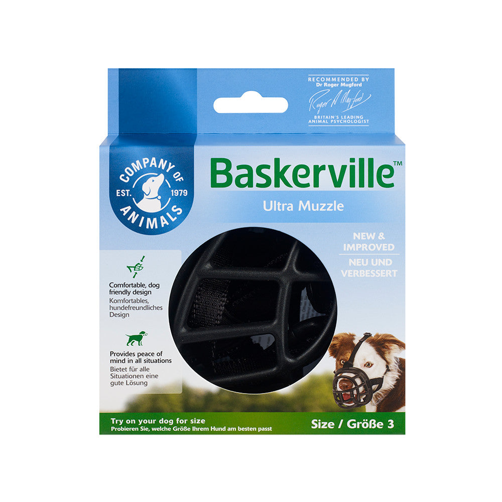 Baskerville Ultra Dog Muzzle Size 3